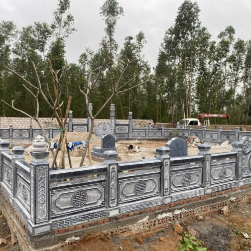Lan can đá - Mẫu 08