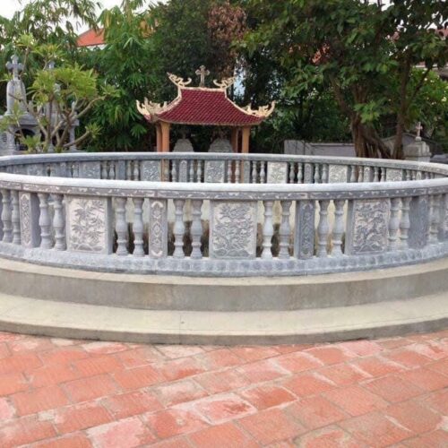 Lan can đá - Mẫu 04