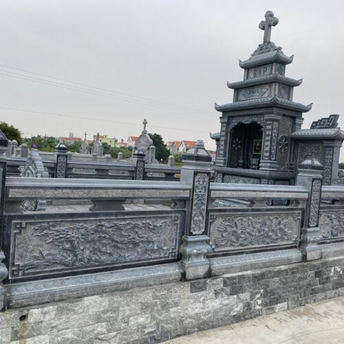 Lan can đá - Mẫu 02